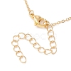 Natural Pearls Beaded Chain Necklace NJEW-JN04345-5