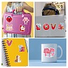 Valentine's Day Animal & Word LOVE Diamond Painting Stickers Beginner Kits PW-WG75658-01-6