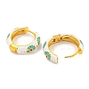 Rack Plating Brass Hoop Earrings EJEW-C102-43G-3