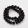 Natural Obsidian Beads Strands X-G-O030-4mm-08-1