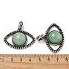 Natural Green Aventurine Pendants G-G147-07AS-03-3