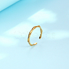 Stainless Steel Finger Open Cuff Ring IS0697-1-2