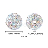 Pave Disco Ball Beads RB-YW0001-09-4