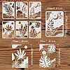 Plastic Reusable Drawing Painting Stencils Templates Sets DIY-WH0172-801-2