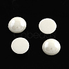 Pearlized Plated Opaque Glass Cabochons X-PORC-S801-8mm-M-2