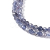 Natural Iolite Beads Strands G-N342-32-4