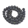 Natural Serpentine/Green Lace Stone Beads Strands G-T106-082-3