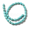 Natural Howlite Beads Strands G-C025-17-3