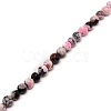 Natural Dyed Agate Bead Strands G-WH0008-23B-2