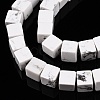 Natural Howlite Beads Strands G-T139-6x6-02A-4