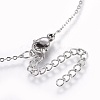304 Stainless Steel Pendant Necklaces NJEW-O108-14P-3