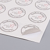 Self-Adhesive Kraft Paper Gift Tag Stickers DIY-D028-02D-02-3