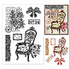 Custom PVC Plastic Clear Stamps DIY-WH0618-0090-1