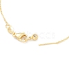 Brass Cable Chain Necklaces X-MAK-H102-01G-3
