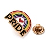 Pride Rainbow Theme Enamel Pins JEWB-G031-01U-3