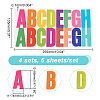 Colorful Vinyl Letter Waterproof Decorative Stickers DIY-WH0349-117A-2