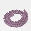Faceted Rondelle Glass Beads Strands GLAA-I033-6mm-24-2