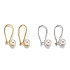 Brass Hoop Earrings EJEW-B005-01-1