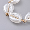 Acrylic Imitated Pearl Bracelets BJEW-JB04580-2