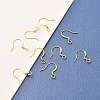 Brass Earring Hooks KK-F824-015A-G-4