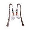 Mixed Gemstone Bookmark AJEW-C025-01-3