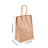 Kraft Paper Bag with Handle CARB-BC0001-04-4