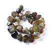 Natural Green Garnet Beads Strands G-F653-08-2