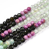 Natural & Synthetic Mixed Gemstone Beads Strands G-D080-A01-03-08-4