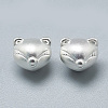 925 Sterling Silver European Beads STER-T002-143S-1