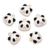 Alloy Enamel Pendants ENAM-N059-42-3