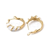 Ion Plating(IP) Enamel Croissant Hoop Earrings EJEW-Q704-07G-3