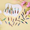 30Pcs 10 Style Rack Plating Alloy Pendants FIND-SZ0003-44-4