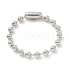 304 Stainless Steel Ball Chain Necklace & Bracelet Set STAS-D181-02P-01D-3
