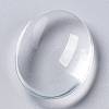 Transparent Glass Cabochons GLAA-XCP0011-26-3