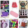 2Pcs 2 Colors PU Leather Knitting Crochet Bags Nail Bottom Shaper Pad DIY-SZ0001-84B-5