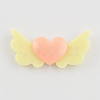 Scrapbook Embellishments Flatback Cute Angel Winged Heart Resin Cabochons X-CRES-Q115-M-2