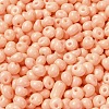 6/0 Opaque Baking Paint Glass Seed Beads SEED-M012-02A-18-3