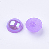 ABS Imitation Pearl Cabochons OACR-Q176-6mm-M-2