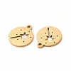 201 Stainless Steel Charms STAS-E188-08G-3