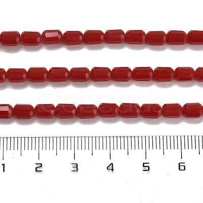 Opaque Glass Beads Strands GLAA-G112-04J-1