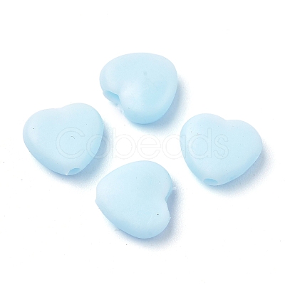 Heart PVC Plastic Cord Lock for Mouth Cover KY-D013-04H-1