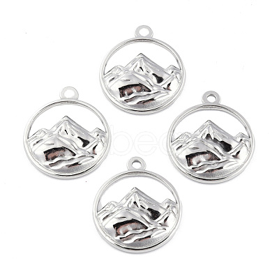 Non-Tarnish 201 Stainless Steel Pendants STAS-N098-141P-1