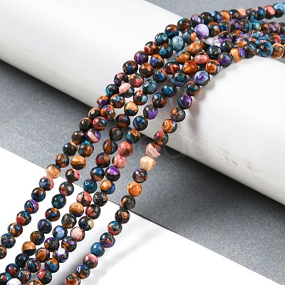 Natural Howlite Beads Strands G-Q017-C03-02-1