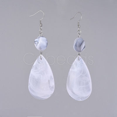 Acrylic Dangle Earrings EJEW-JE03848-03-1