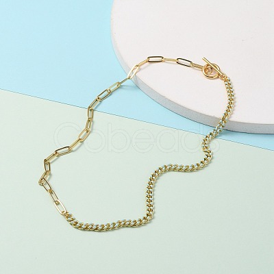 Chain Necklaces NJEW-JN03229-01-1