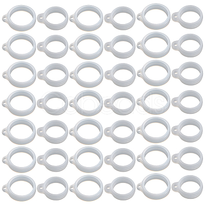 Gorgecraft 60Pcs 2 Style Silicone Pendant SIL-GF0001-43D-1