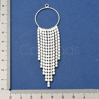 Brass Rhinestone Pendants KK-I715-01S-03-1