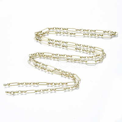 Brass Paperclip Chains CHC-T012-01LG-1