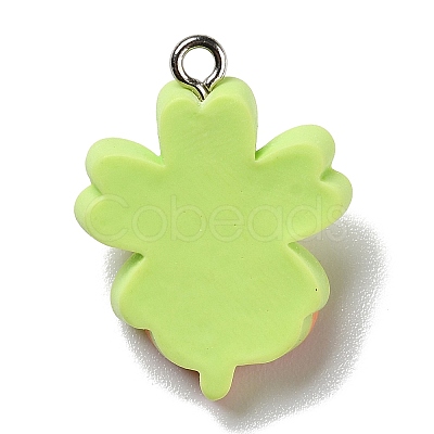 Opaque Resin Pendants X-RESI-D055-081P-1