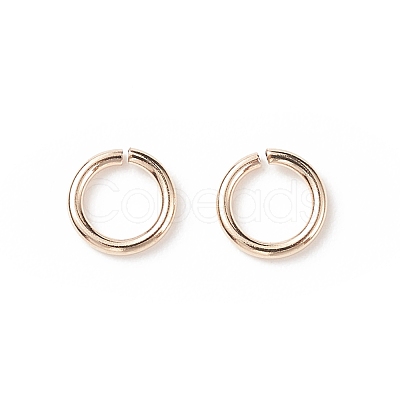 Non-Tarnish Yellow Gold Filled Jump Rings X-KK-G164-1-1